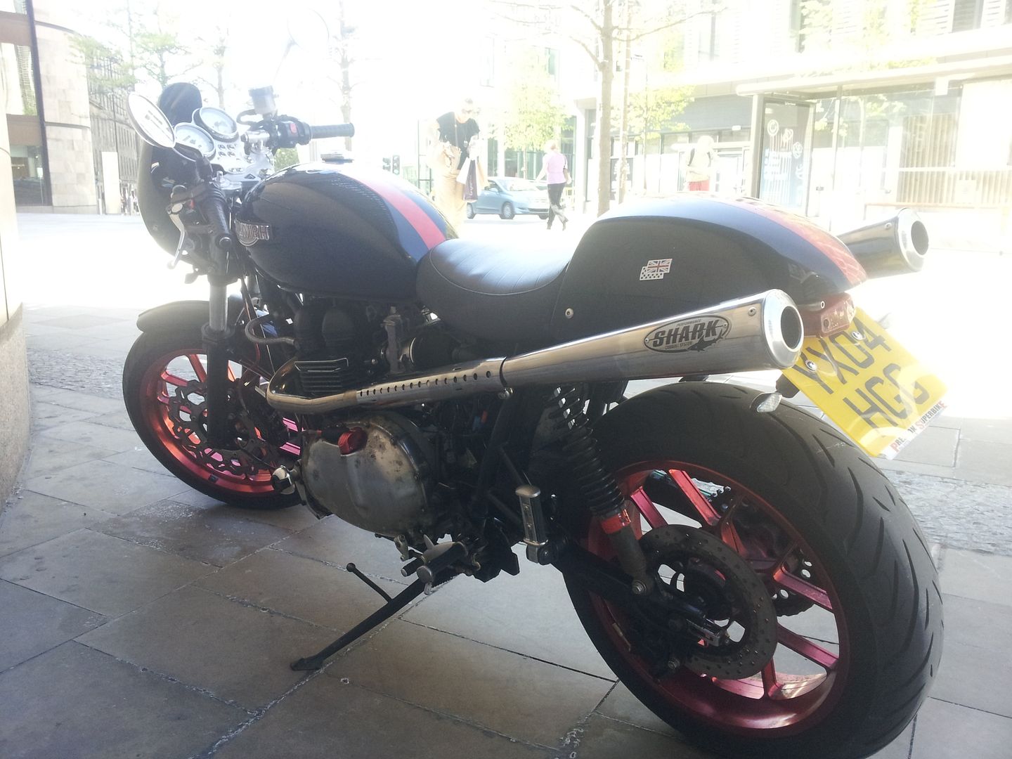 shark road motorcycle exhaust