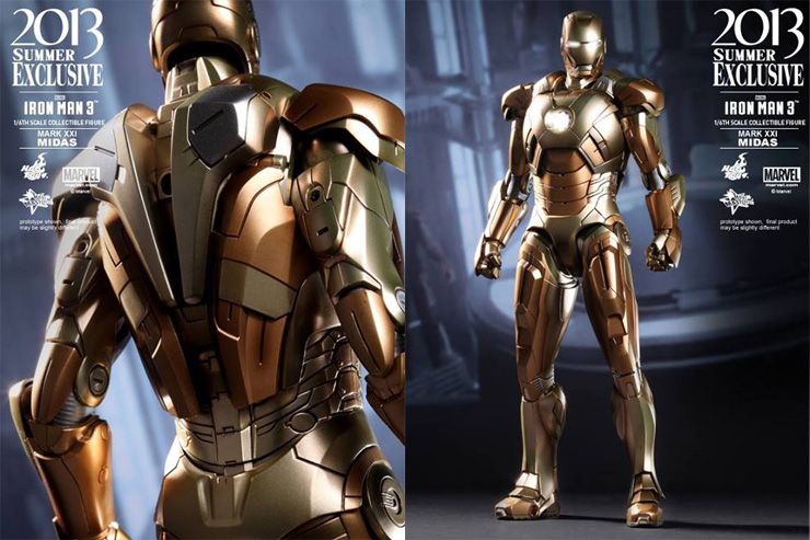 hot toys iron man mark 21 midas