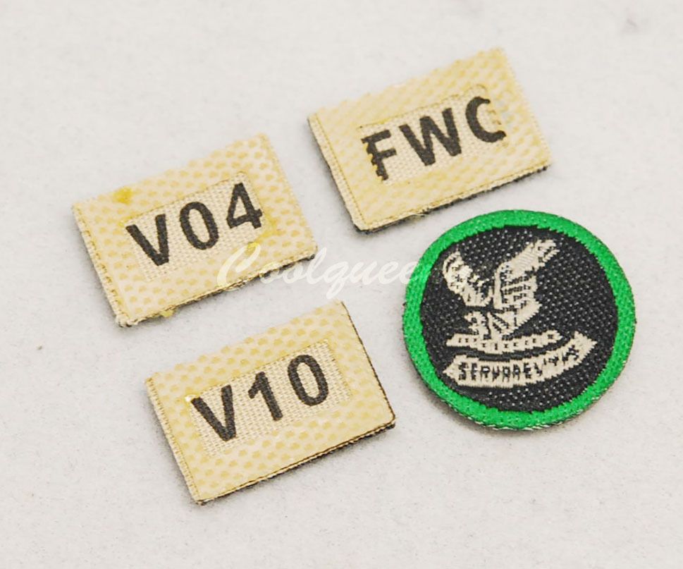 FBI HRT Hostage Rescue Team Patches 1//6th Scale Figure by Soldier Story